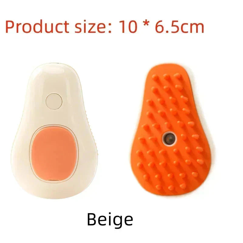 Electric Cat Steam Brush â 3-In-1 Pet Grooming Comb with Water Spray for Cats and Dogs, USB Rechargeable