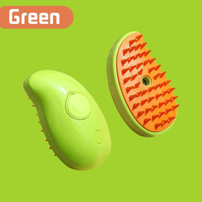 Electric Cat Steam Brush â 3-In-1 Pet Grooming Comb with Water Spray for Cats and Dogs, USB Rechargeable