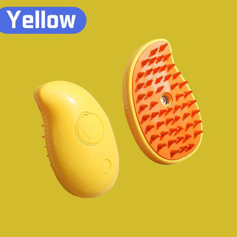 Electric Cat Steam Brush â 3-In-1 Pet Grooming Comb with Water Spray for Cats and Dogs, USB Rechargeable