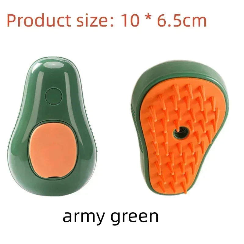 Electric Cat Steam Brush â 3-In-1 Pet Grooming Comb with Water Spray for Cats and Dogs, USB Rechargeable