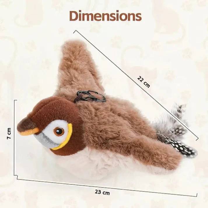 Oiseau interactif pour chat - Plumouf