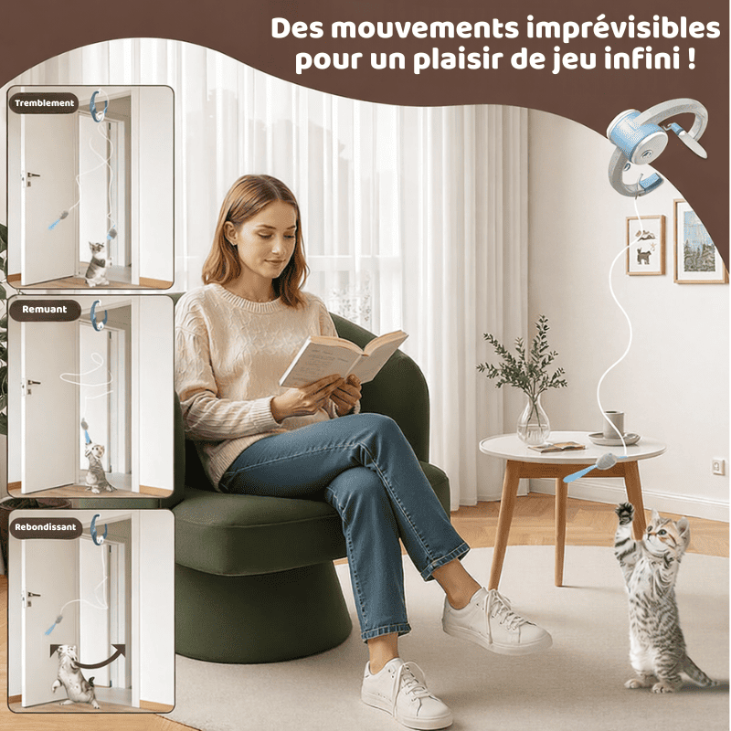 Jouet interactif pour chat - Stimouf