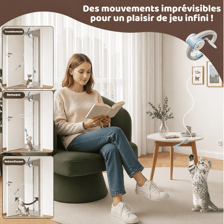 Jouet interactif pour chat - Stimouf