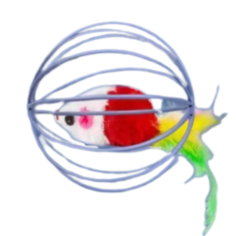 Balle souris pour chat