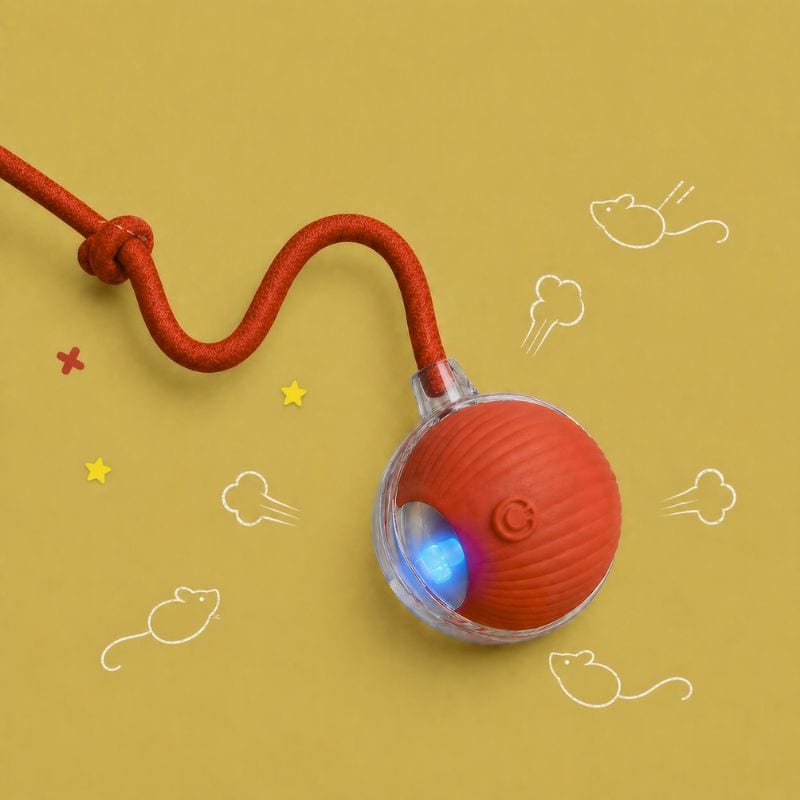 Balle interactive pour chat - Ballouf