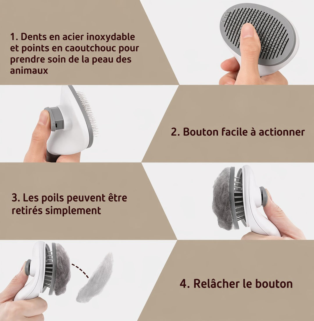 Brosse auto-nettoyante Brossouf