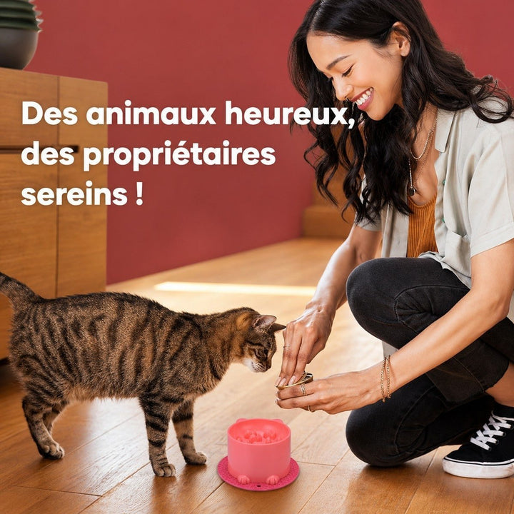 Gamelle Anti-Glouton pour chat - Gamelouf