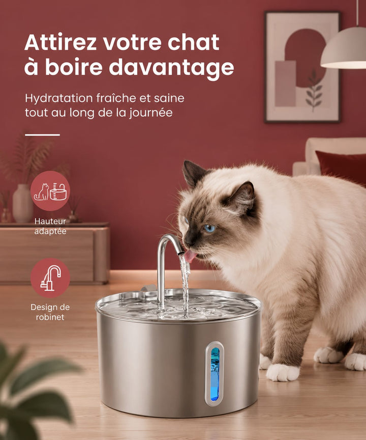 Petit chien qui boit à la fontaine 2,2L Fontainouf