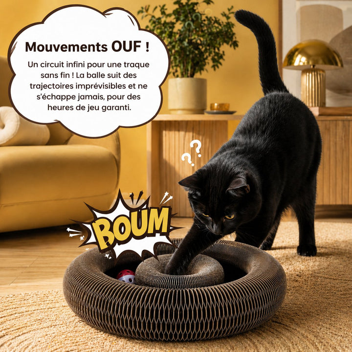 Griffoir interactif pour chat - Griffouf
